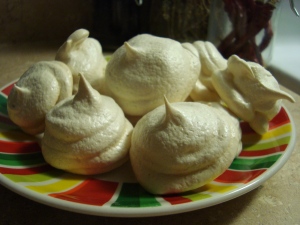 Delicious meringue cookies